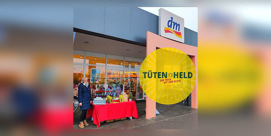 Nah am Kunden: Tütenheld erstmals live vor dem dm-drogerie markt in Hüfingen