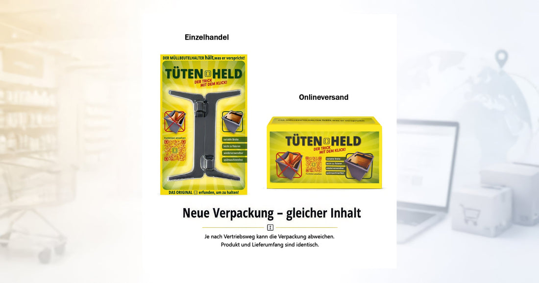 Neue Verpackung, gleicher Inhalt: Das ändert sich beim TÜTENHELD®